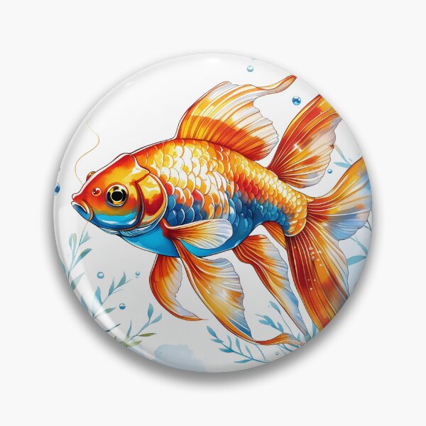 Item preview, Fancy Goldfish In A Bubble designed and sold by KateLeap.