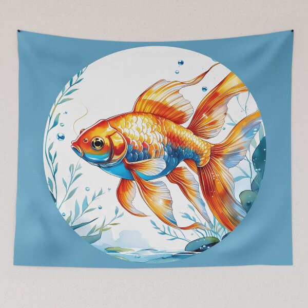 Item preview, Fancy Goldfish In A Bubble designed and sold by KateLeap.