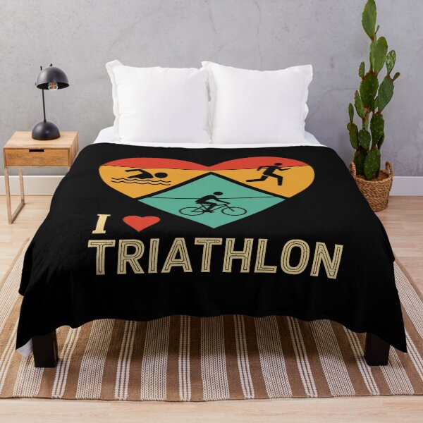 Item preview, I Love Triathlon Heart designed and sold by mergmart.