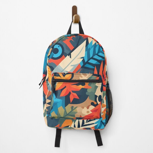 Item preview, Y2K Maximalist Autumn Leaves - Retro Abstract Pattern for Bold Decor & Streetwear designed and sold by JohnnyVillas.