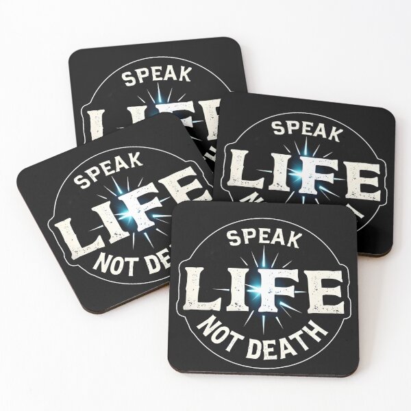 Item preview, Speak Life Not Death designed and sold by RiverandRain.