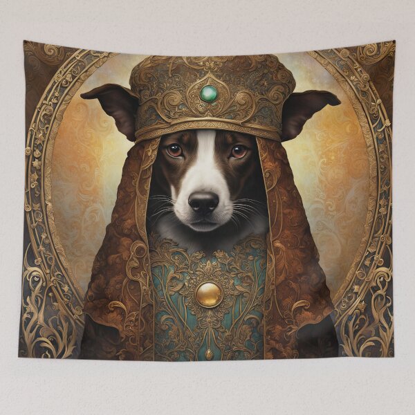 Item preview, Folk Art Puppy Witch designed and sold by Colin Bentham.