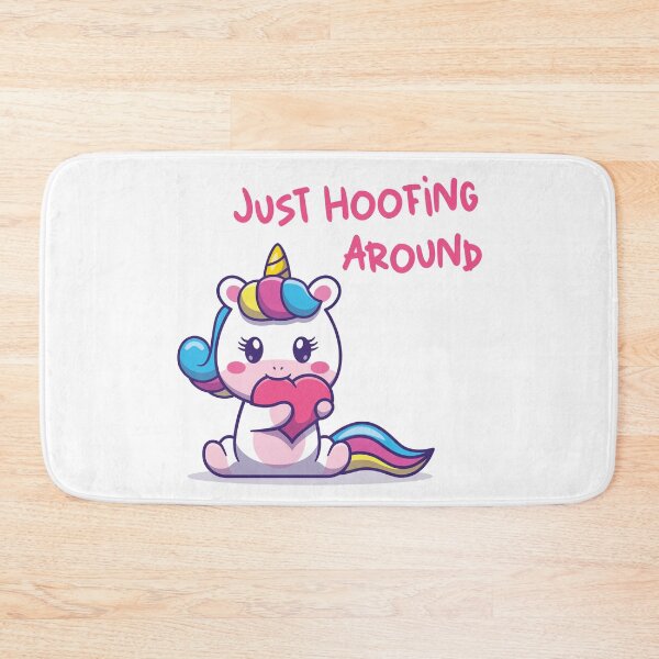 Item preview, Just Hoofing Around cute unicorn designed and sold by Ink_It.