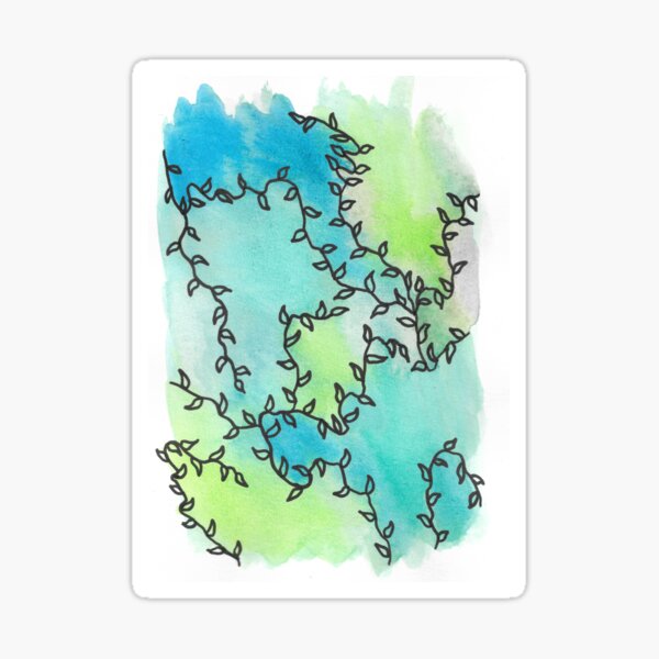 Item preview, Creeping Vines and Blending Watercolor designed and sold by GenAumonier.
