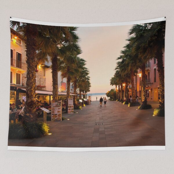Item preview, Piazza Flaminia in Sirmione at  Twilight  designed and sold by Violaman.