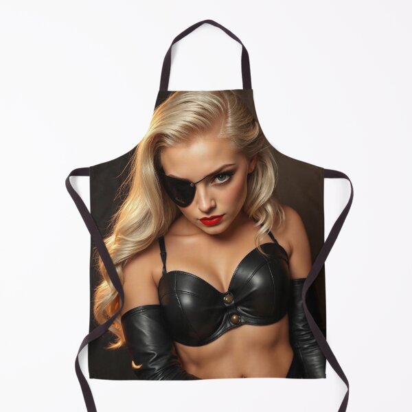 Item preview, Curvy Blonde 1940s Pin Up with Eye Patch designed and sold by MissSaylor.