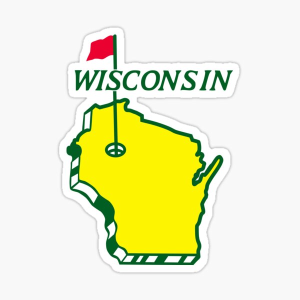 Item preview, Wisconsin Golf designed and sold by Magnolia Maps.