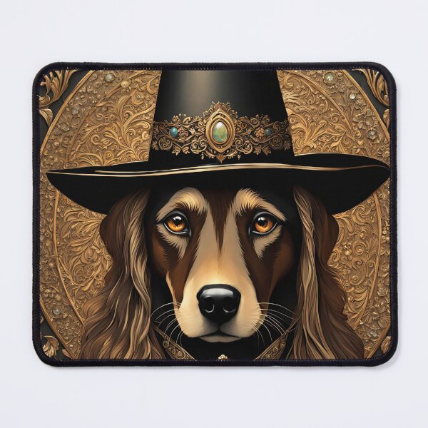 Item preview, Folk Art Puppy Witch designed and sold by Colin Bentham.