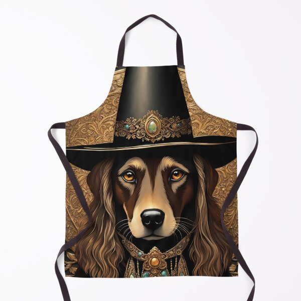 Item preview, Folk Art Puppy Witch designed and sold by Colin Bentham.