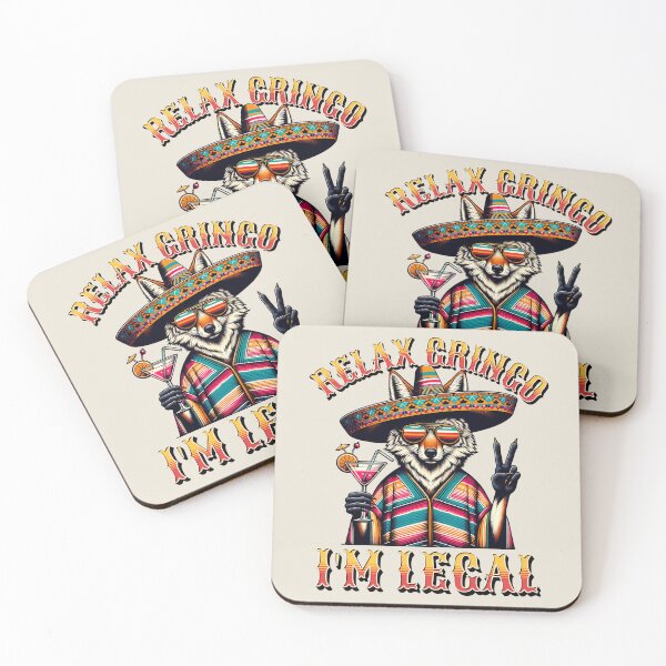 Item preview, Relájate Gringo Soy Legal Divertido Coyote Sombrero Fiesta designed and sold by Artisticlions-A.