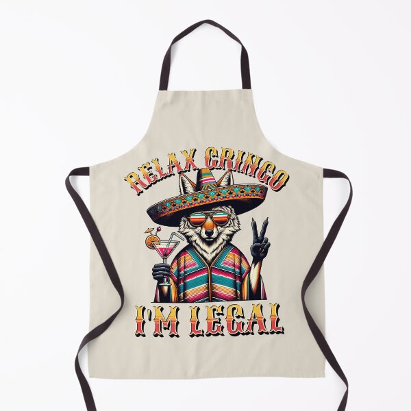Item preview, Relax Gringo I'm Legal Funny Coyote Sombrero Fiesta designed and sold by Artisticlions-A.