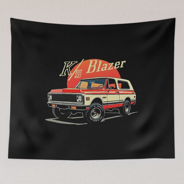 Item preview, K5 Blazer – Retro Off-Road Sunset Art designed and sold by TheArtOfCar.