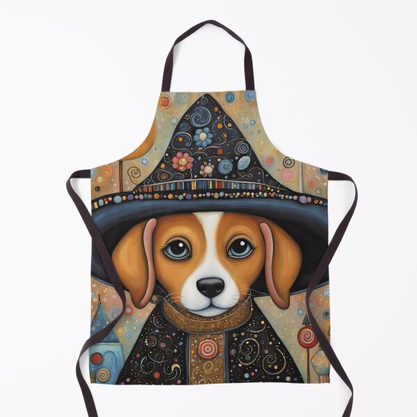 Item preview, Folk Art Puppy Witch designed and sold by Colin Bentham.