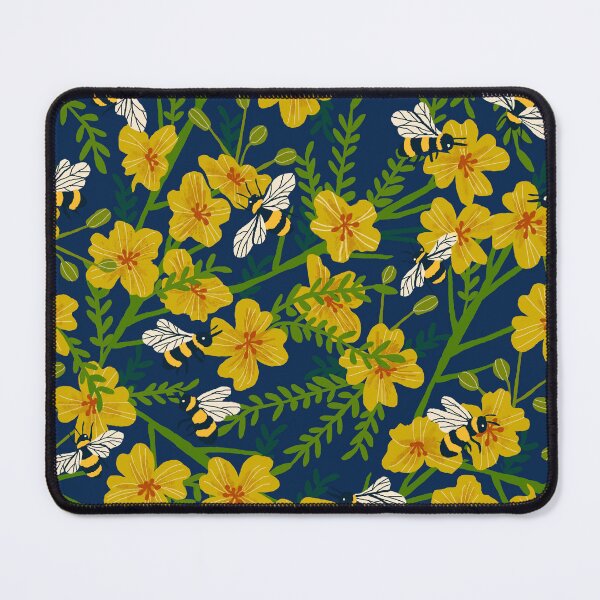 Item preview, Bee Lover Yellow Floral Pattern designed and sold by JessicaWCooper.