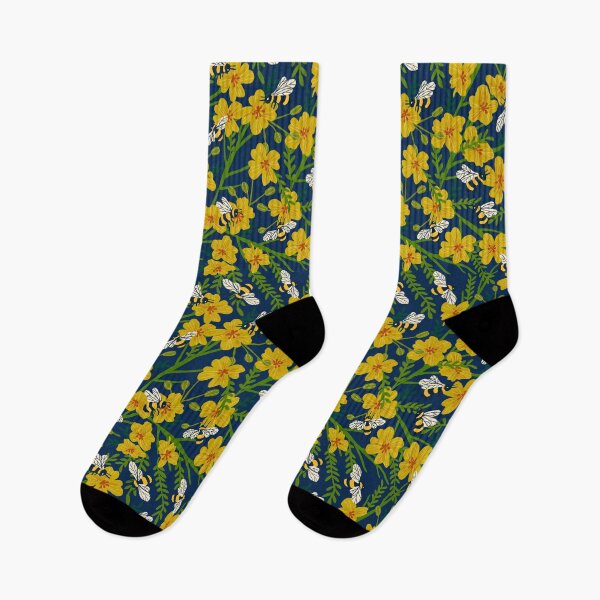 Item preview, Bee Lover Yellow Floral Pattern designed and sold by JessicaWCooper.