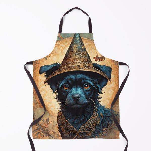 Item preview, Folk Art Puppy Witch designed and sold by Colin Bentham.