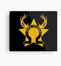 The Golden Elite - Change the World Metal Print