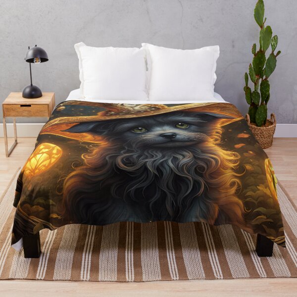 Item preview, Folk Art Puppy Witch designed and sold by Colin Bentham.