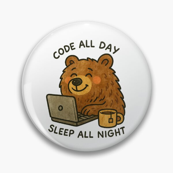 Item preview, Cozy Coding Bear designed and sold by lhelbling.