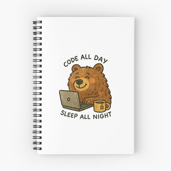 Item preview, Oso codificador acogedor designed and sold by lhelbling.