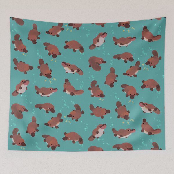Item preview, Happy platypus - green designed and sold by pikaole.