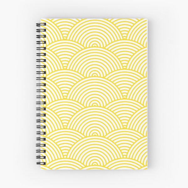 Item preview, Yellow chinese geometric pattern. Curve nautical asian ornament. Abstract circle lines designed and sold by Remioni.