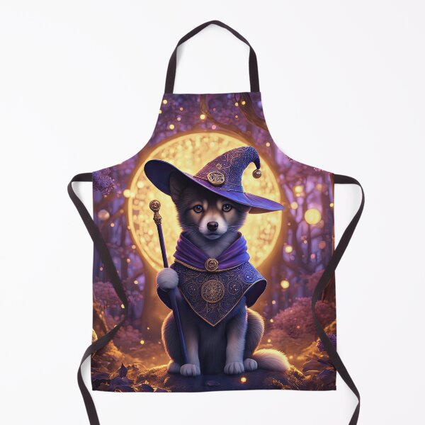 Item preview, Folk Art Puppy Witch designed and sold by Colin Bentham.
