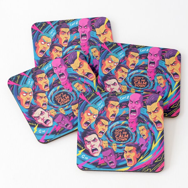 Item preview, Explosive Pop Art Rage – Don't Tell Me to Calm Down designed and sold by weirdfishes123.