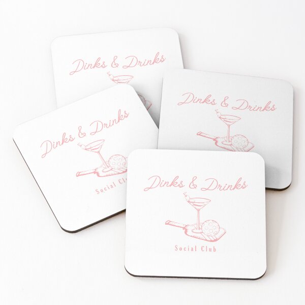 Item preview, Dinks & Drinks - pink designed and sold by Courtney Nicholls.