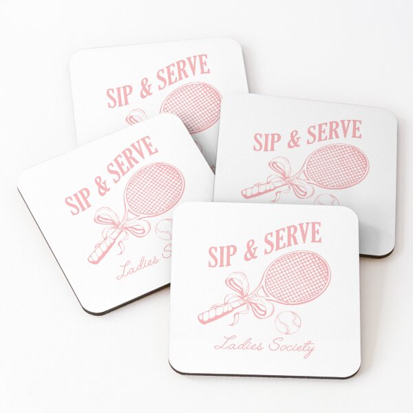 Item preview, Sip & Serve Ladies Society - pink designed and sold by Courtney Nicholls.