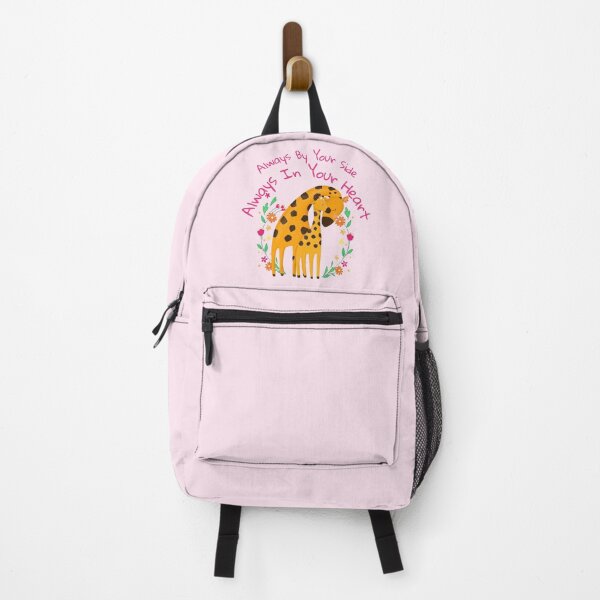 Item preview, Always By Your Side Always In Your Heart giraffe mom and baby bond under flowers designed and sold by The Sun Brings Light.