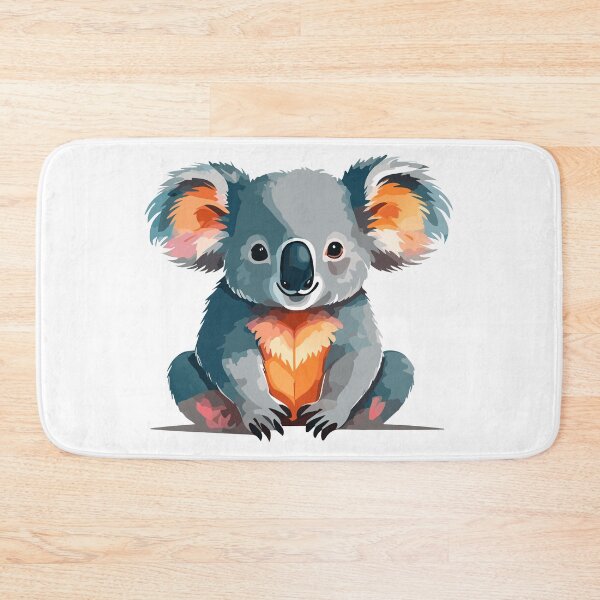 Item preview, Koala bear (Phascolarctos cinereus) cute cartoon koala bear watercolor designed and sold by Danler.