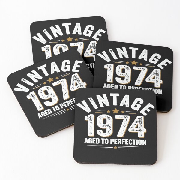 Item preview, Vintage 1974 Aged to Perfection | Retro Birthday Gift Design designed and sold by Dubaay.