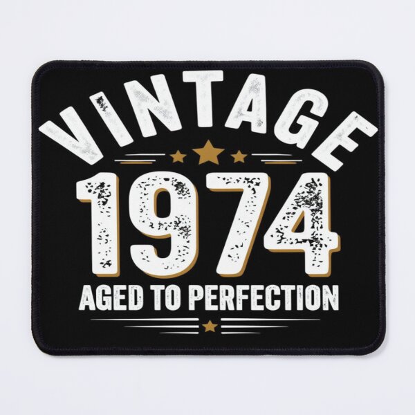 Item preview, Vintage 1974 Aged to Perfection | Retro Birthday Gift Design designed and sold by Dubaay.