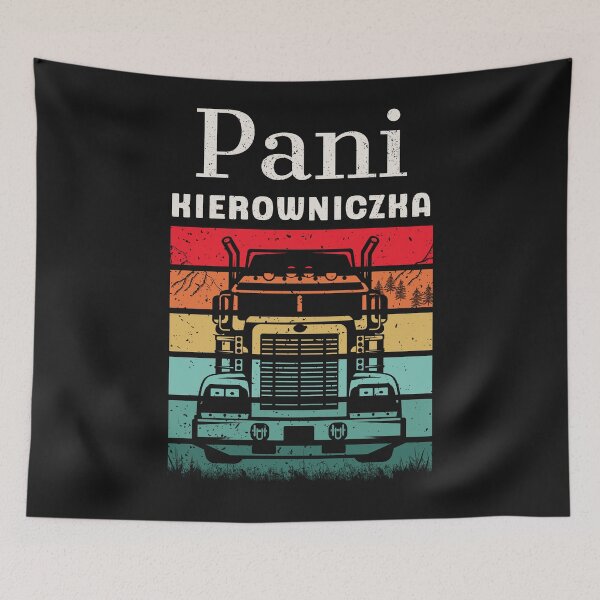 Item preview, Pani Kierowniczka Polish Woman Truck Driver designed and sold by Anniko Art Studio.