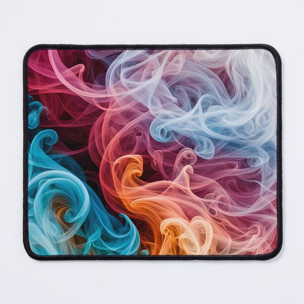 Item preview, Remolinos de humo multicolor abstractos designed and sold by Pixevol.