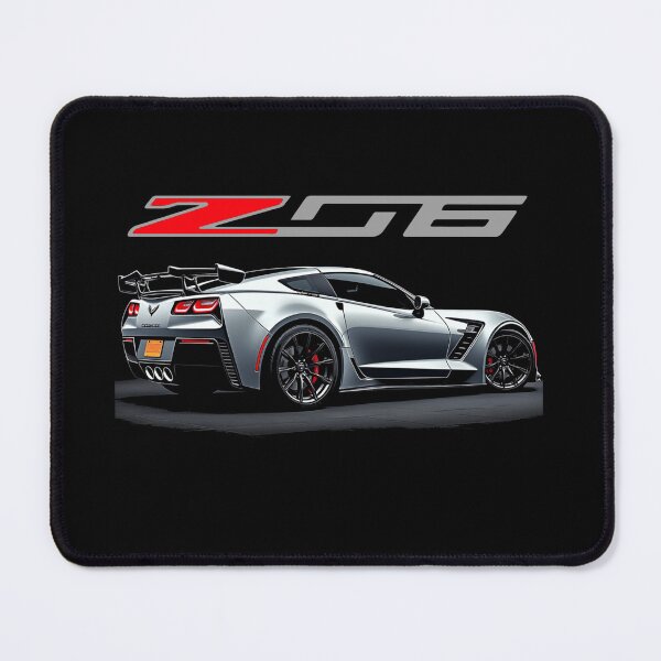 Item preview, C7 Z06 Corvette – Silver Supercar Poster Art designed and sold by TheArtOfCar.