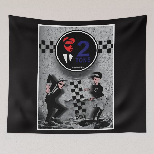 Artikelvorschau, 2-Ton-Musikgeschenk, britischer Ska entworfen und verkauft von Another Pic In The Wall By Scott Bradley Musgrave.