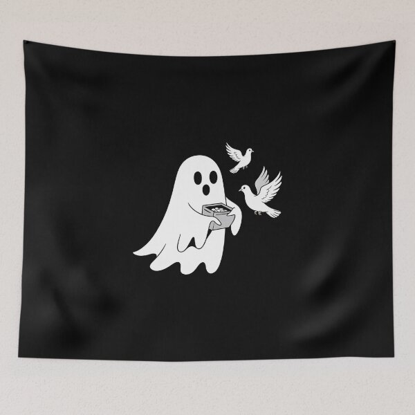 Item preview, Ghost wandering with the pigeons designed and sold by ATOTI.
