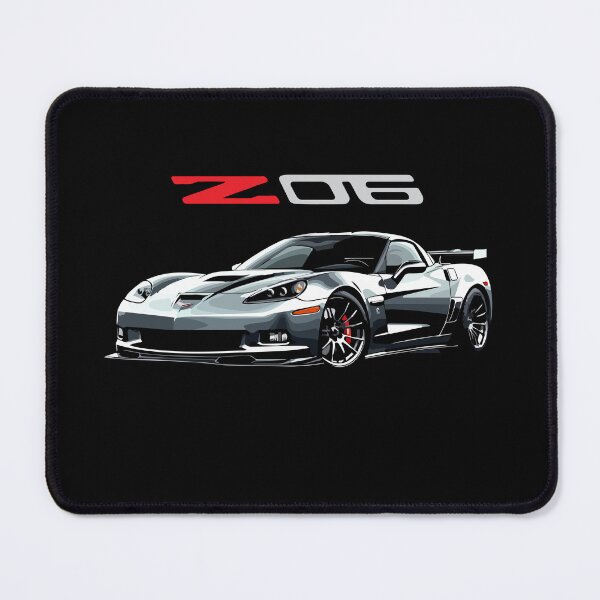Item preview, C6 Z06 Corvette – Silver American Supercar Art designed and sold by TheArtOfCar.