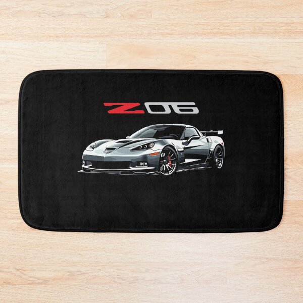 Item preview, C6 Z06 Corvette – Silver American Supercar Art designed and sold by TheArtOfCar.