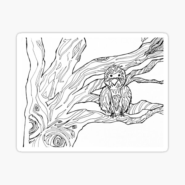 Artikel-Vorschau von Freundschaft zwischen Vogel und Baum, designt und verkauft von Forest-of-Art.