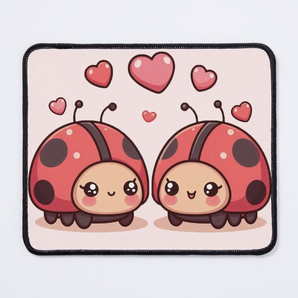 Item preview, LoveBugs Cute Kawaii Ladybugs in Love designed and sold by Dopamine Glitch.