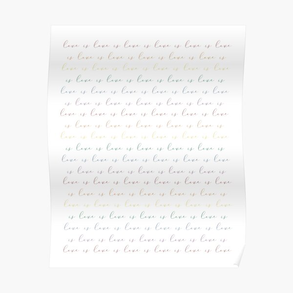 Love is Love Poster