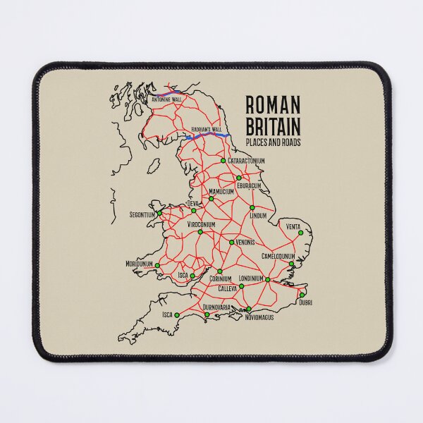 Item preview, Roman Britain Places and Roads Map designed and sold by Maljonic.