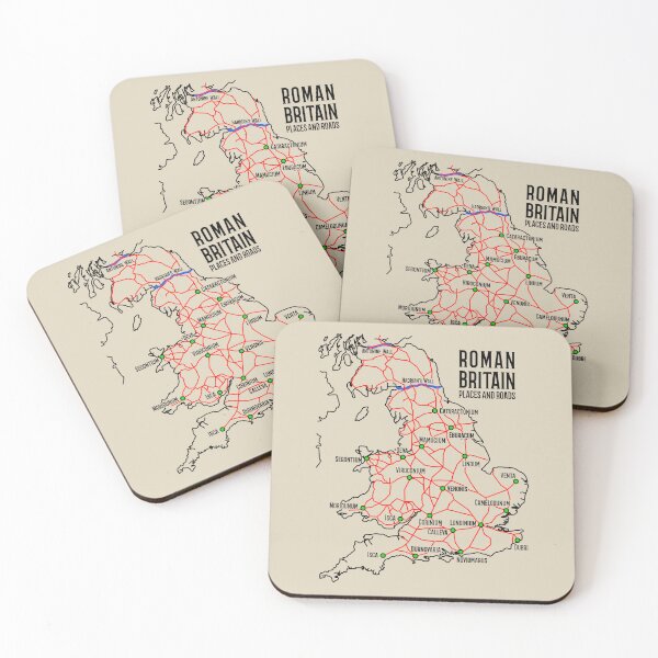 Item preview, Roman Britain Places and Roads Map designed and sold by Maljonic.