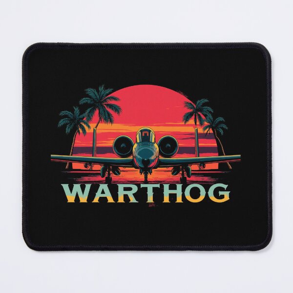 Item preview, A-10 Warthog – Retro Jet Fighter Sunset Art designed and sold by TheArtOfCar.