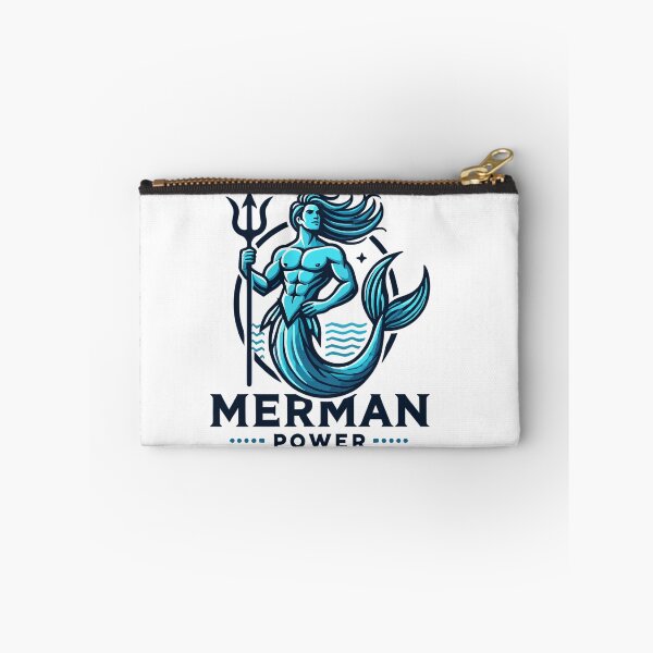 Item preview, Merman Power – Myth meets Muscle | Stylish merman design designed and sold by OverNickles194.