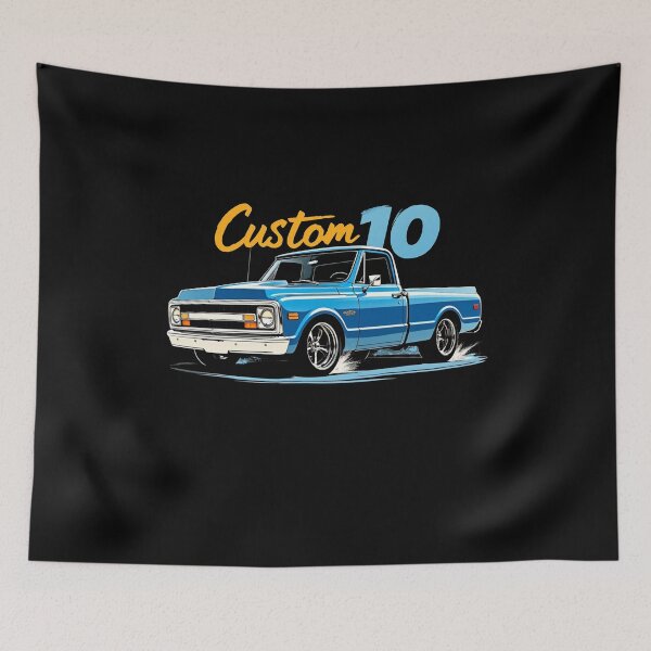 Item preview, 1972 Custom 10 – Classic Chevy Truck Art designed and sold by TheArtOfCar.