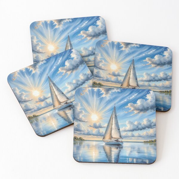 Item preview, Sailboat Sailing In Morning Sunshine designed and sold by Maria Dryfhout.